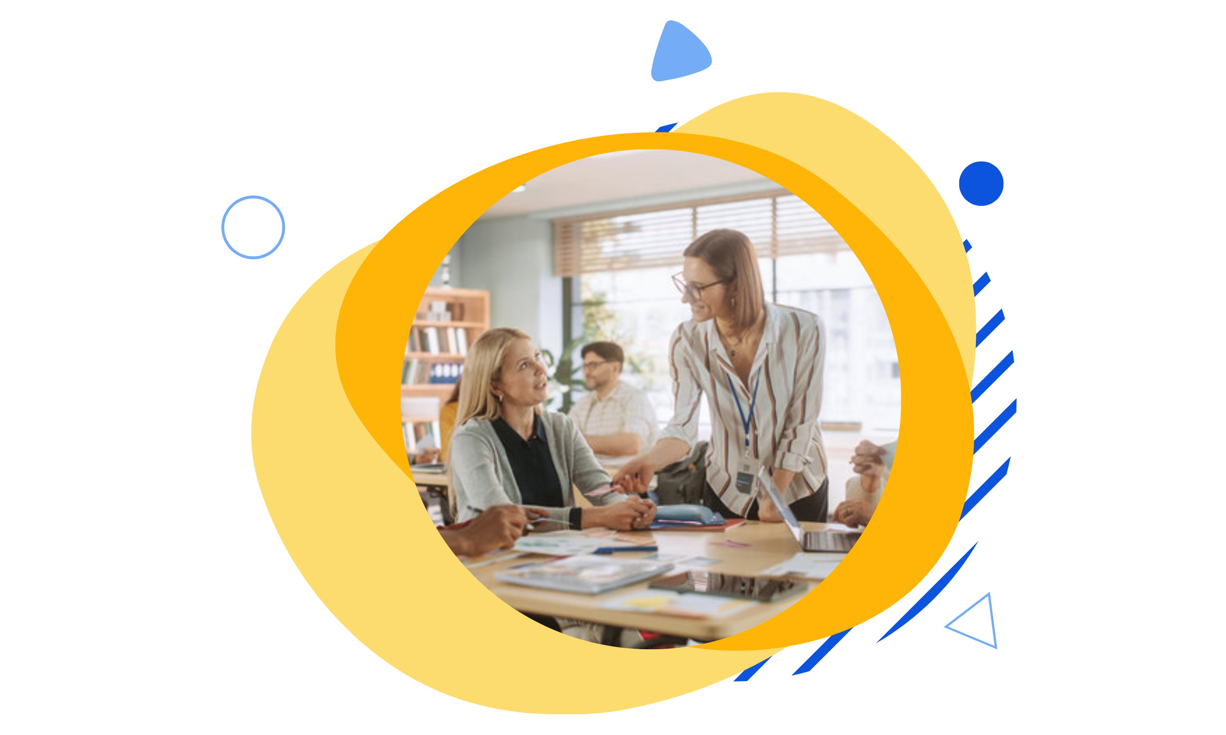 Teacher Standing Workshop Graphic (2500 x 1500 px)