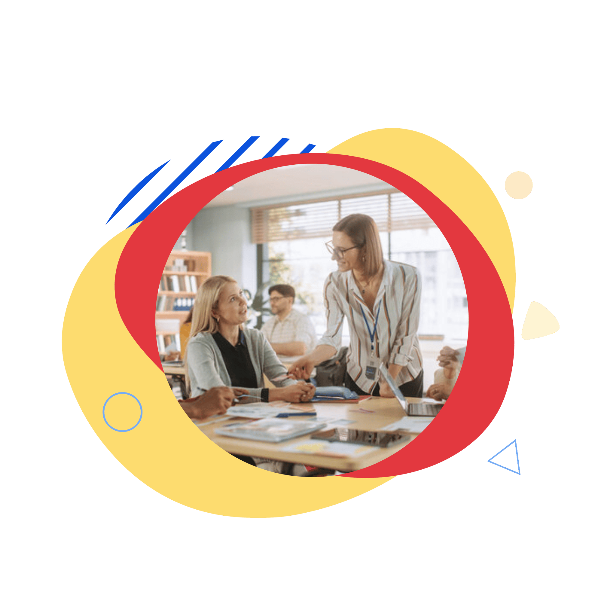 Tier 2 teacher helping teachers